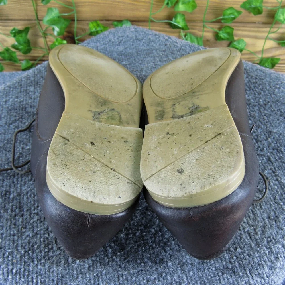 ASOS Men's Derby‎ Oxfords Brown Leather Size 8.5 Medium Used 2025